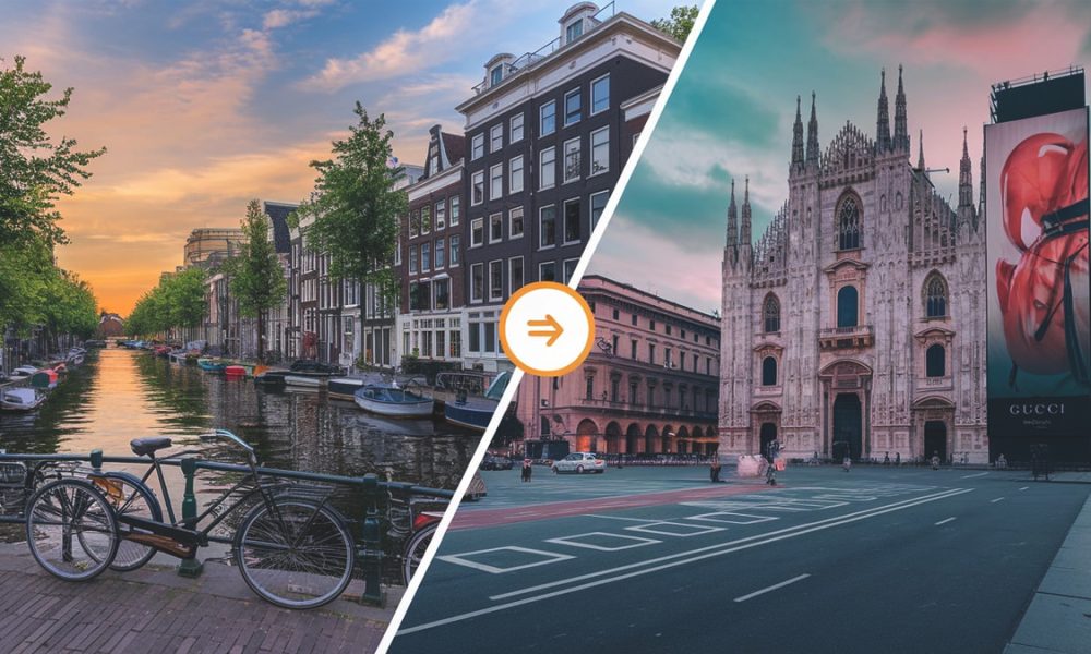 amsterdam to milan