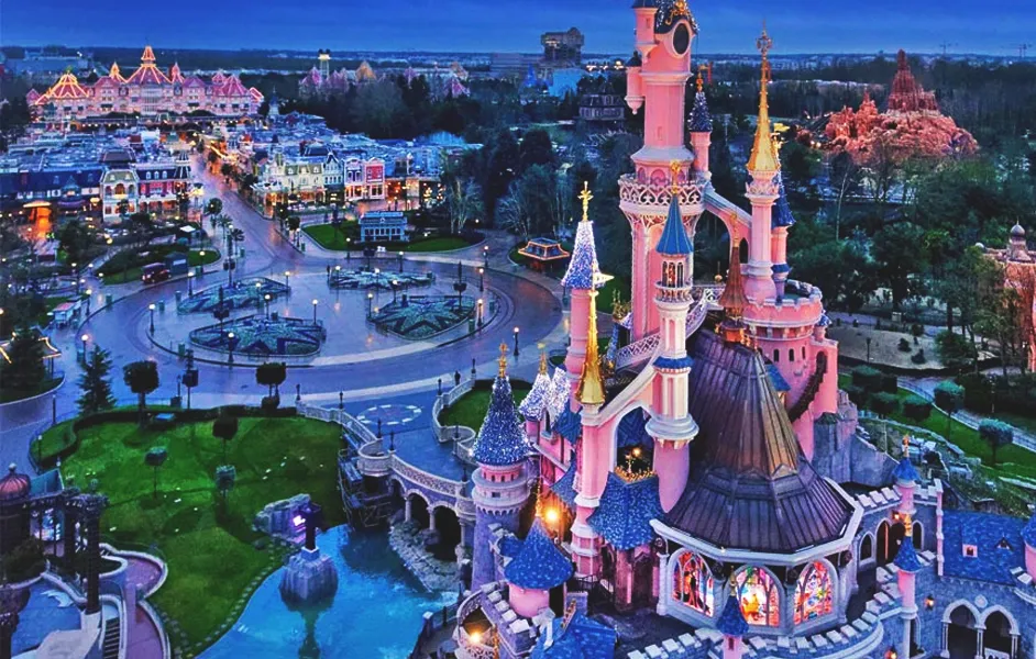 Disneyland Paris, France is the Best fun parks in europe