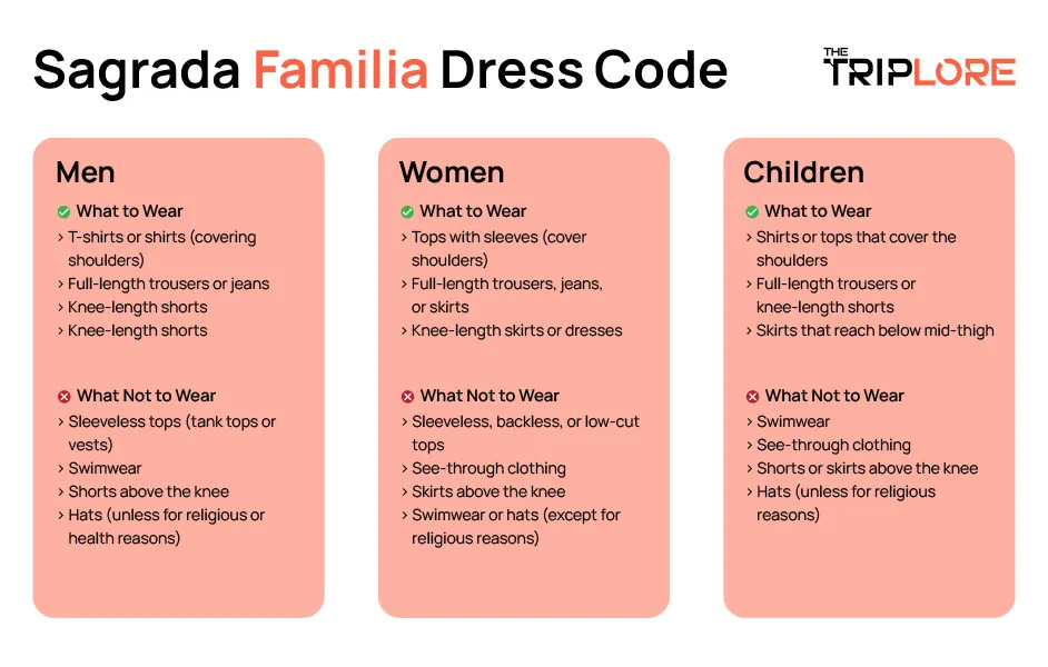 Dress Code at Familia Sagrada For Men, Women & Children