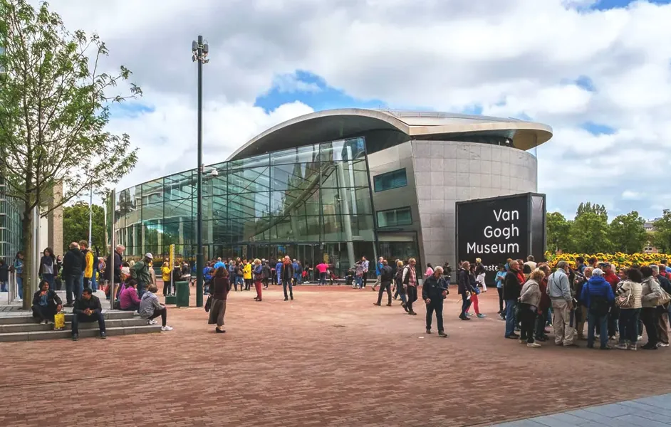 Skip-the-Line and Guided Tours (Even Last Minute!) crowd gathered outside museum