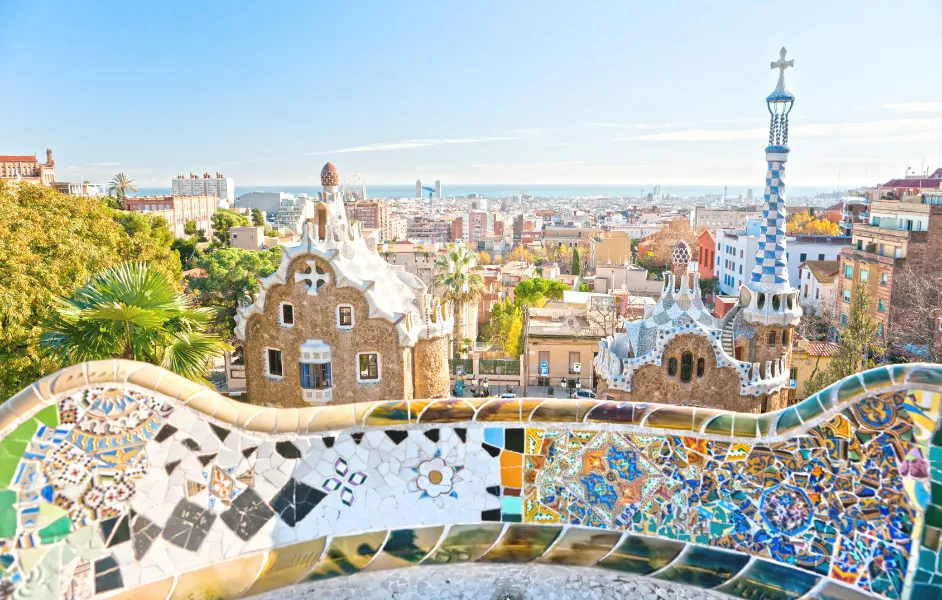 park güell barcelona tickets - Paranomic views from the top